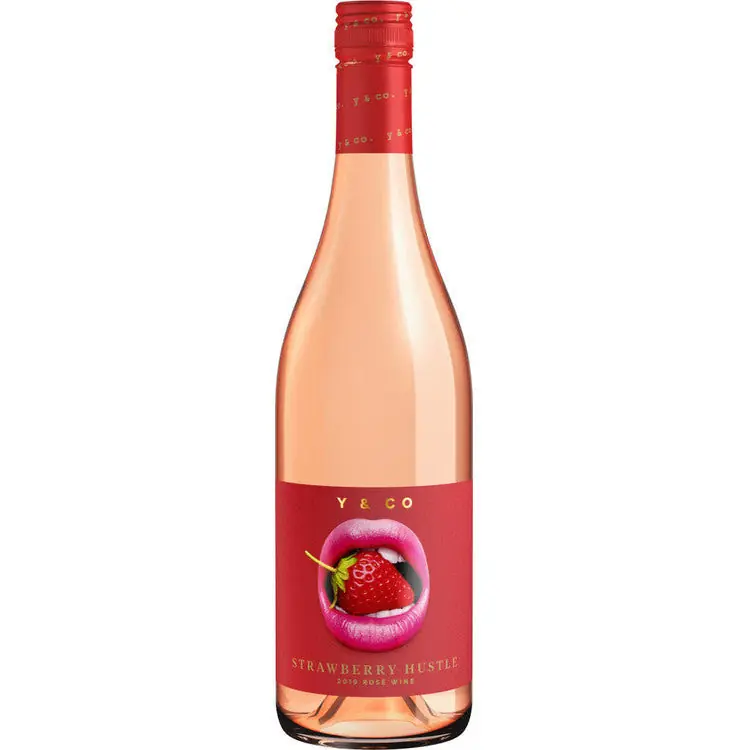 Y & Co Rose Wine Strawberry Hustle California Limited Edition