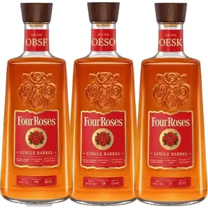 Last Chance Four Roses Single Barrel Recipe OBSF, OESK, & OESO Bourbon Whiskey Collection