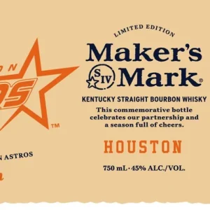 Professional Grade Maker's Mark Houston Astros 2025 Limited Edition Kentucky Straight Bourbon Whiskey