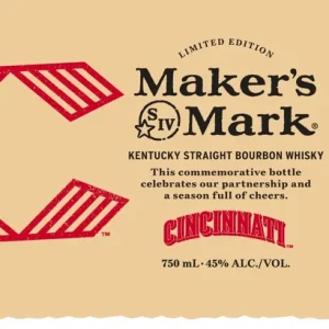 Maker's Mark Cincinnati Reds 2025 Limited Edition Kentucky Straight Bourbon Whiskey New Release
