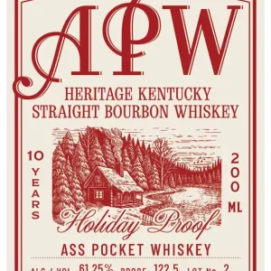 APW Heritage Kentucky Straight Bourbon Whiskey Holiday Proof Same Day Shipping