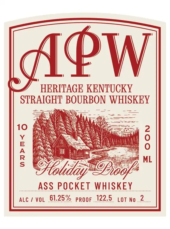 APW Heritage Kentucky Straight Bourbon Whiskey Holiday Proof Same Day Shipping
