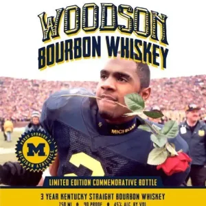 Express Delivery Woodson Bourbon Whiskey Limited Edition Michigan Commemorative Bottle