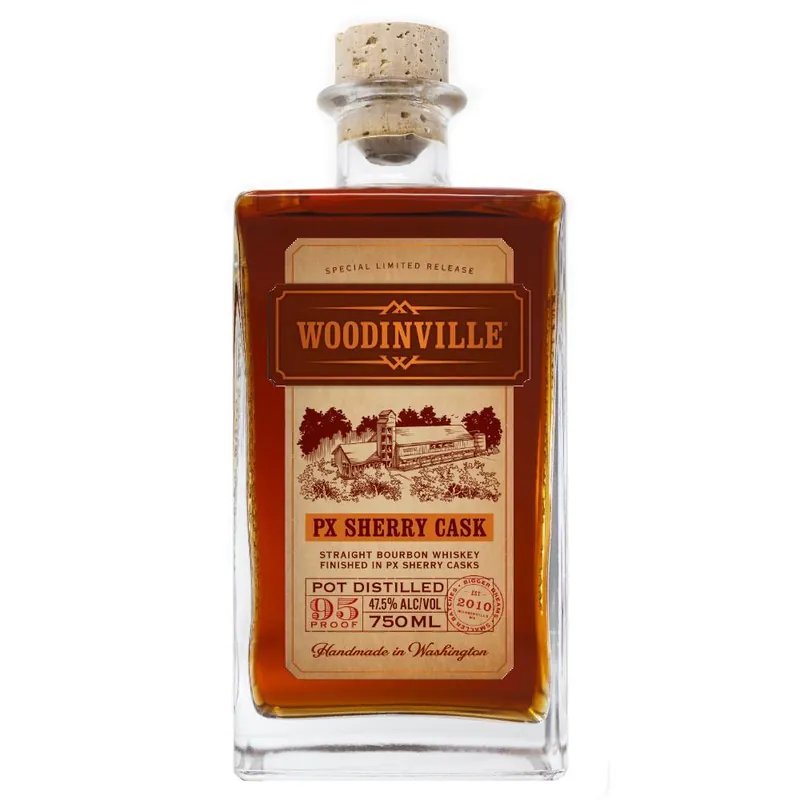Warranty Included Woodinville PX Sherry Cask Bourbon Whiskey