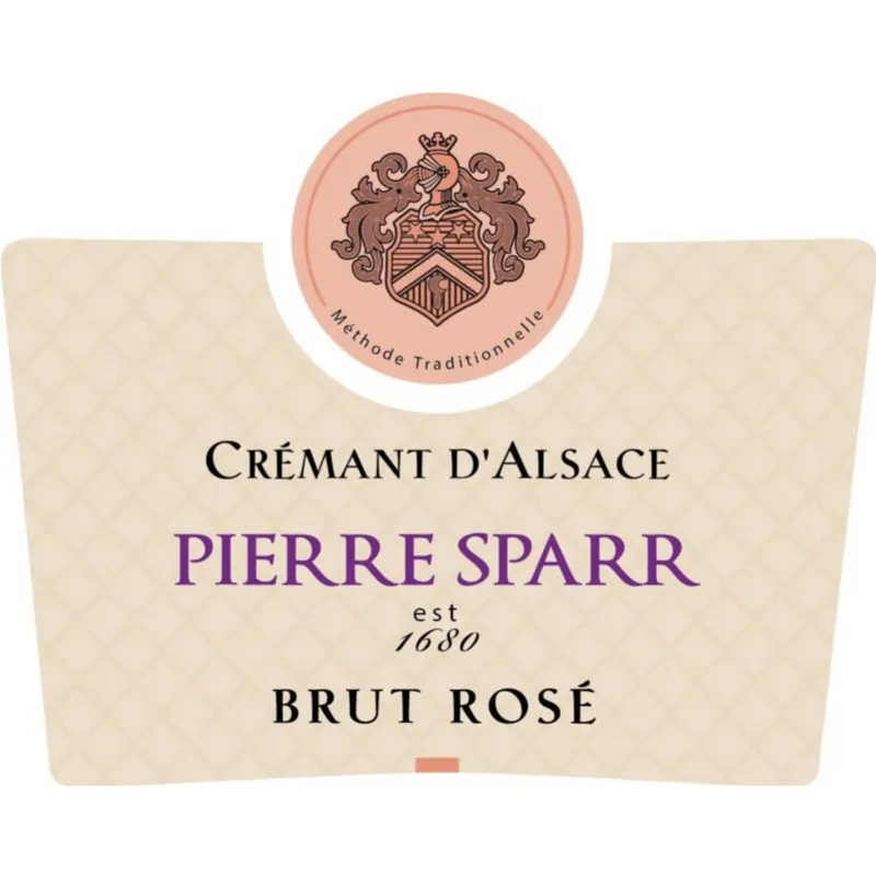 Pierre Sparr Cremant d'Alsace Brut Rose Pinot Noir 750ml Fan Favorite