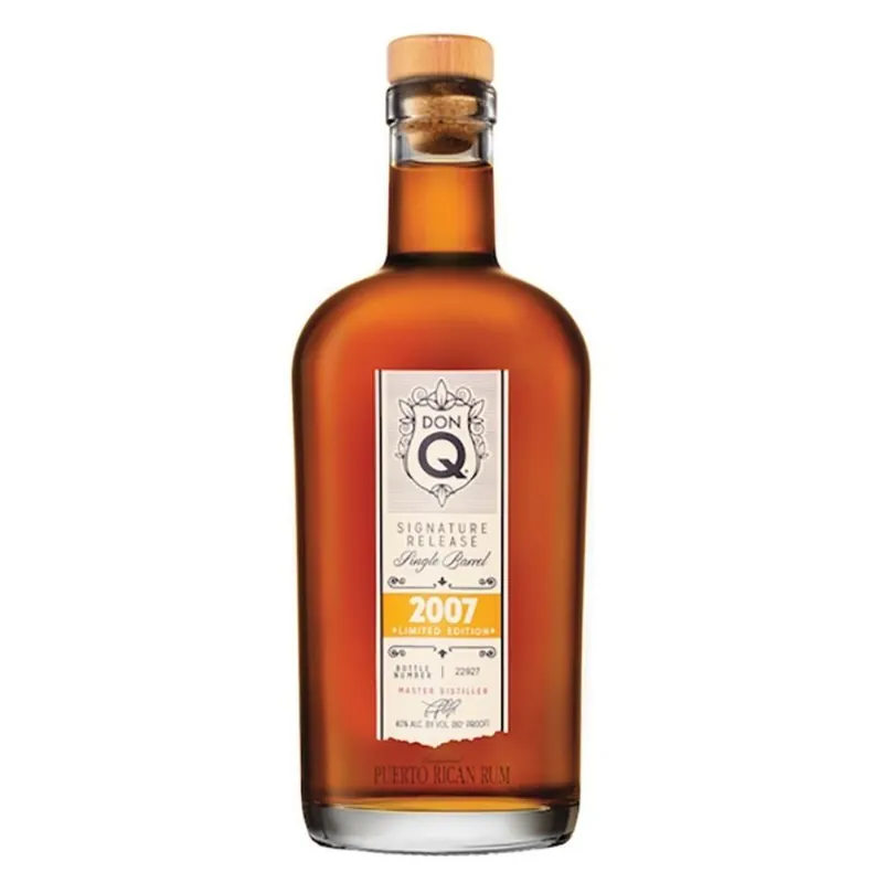 Money Back Guarantee Don Q 2007 Signature Release Single Barrel Rum