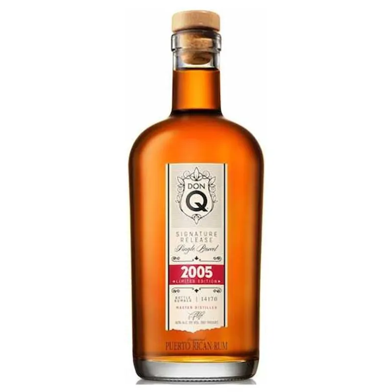Don’t Miss Out Don Q 2005 Signature Release Single Barrel Rum