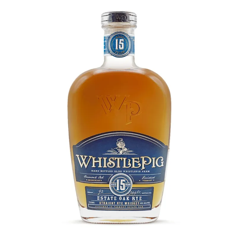 Price Cut WhistlePig Estate Oak Rye Aged 15 Years