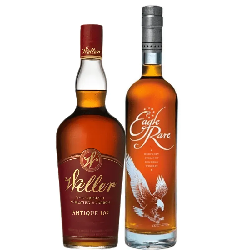 Rare Antique Bundle: Eagle Rare 700mL & Weller Antique 107 Wheated Bourbon Deal