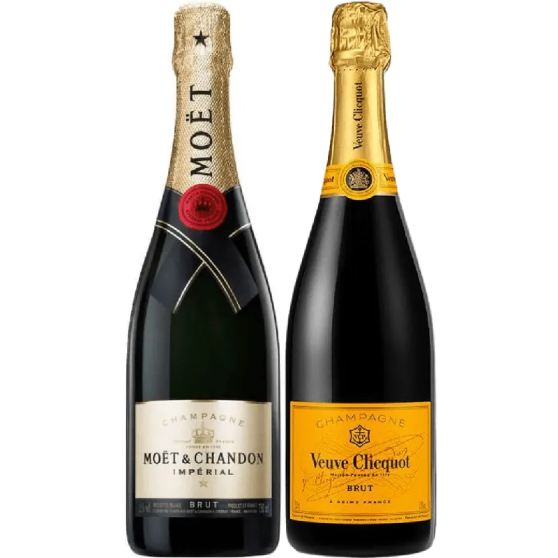 Prestige Champagne Bundle – Moët & Chandon Impérial & Veuve Clicquot Brut No Minimum Order