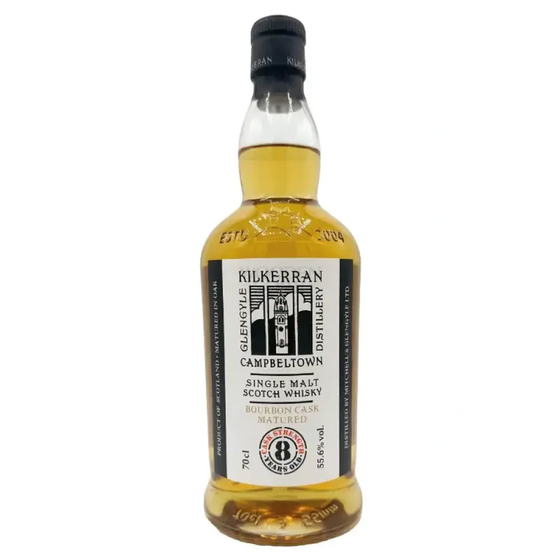 No Minimum Order Kilkerran 8 Year Bourbon Cask Matured Cask Strength Scotch Whisky 700ml