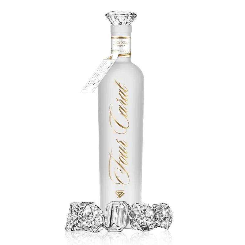 Wholesale Four Carat Vodka Collectors Edition With Diamond Cut Closure