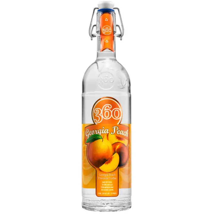 Hot Picks 360 Vodka Georgia Peach Flavored Vodka