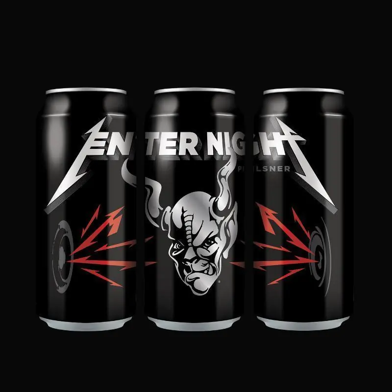 Premium Stone Brewing Enter Night Pilsner By Metallica