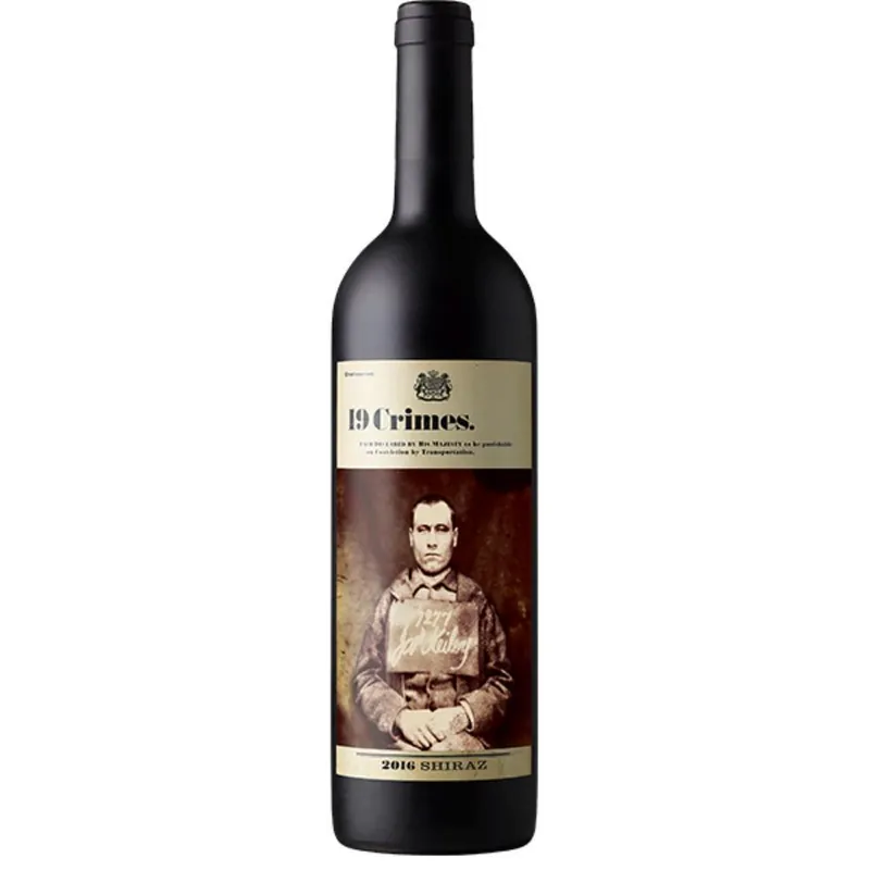 Authentic 19 Crimes Shiraz