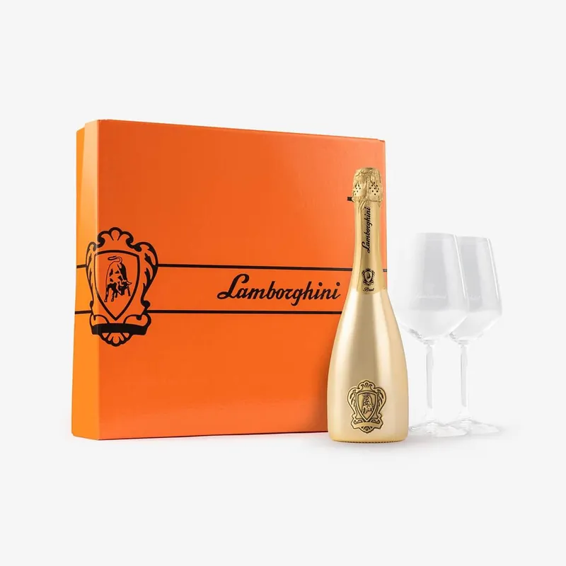 Lamborghini: Oro Vino Spumante with Gift Set Bargain