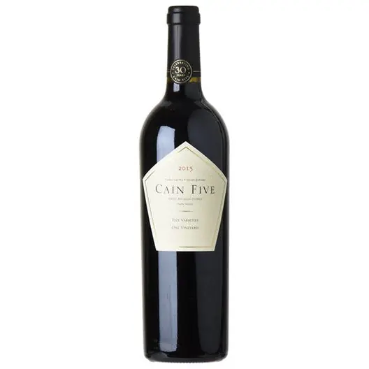 Fast Shipping Cain Five Napa Red Blend 2016
