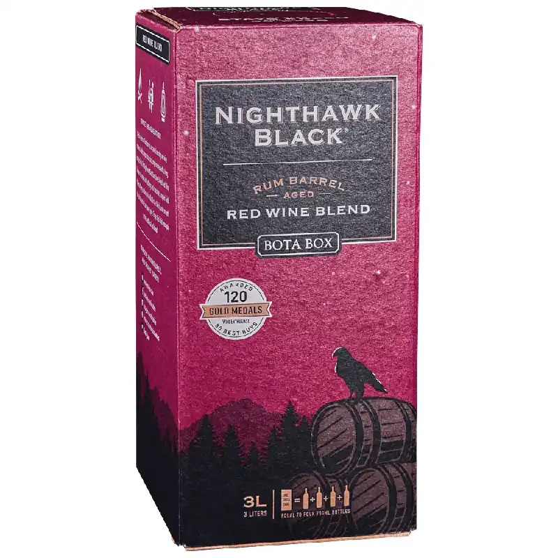 Holiday Sale Bota Box Nighthawk Black Rum Barrel Aged Red Blend