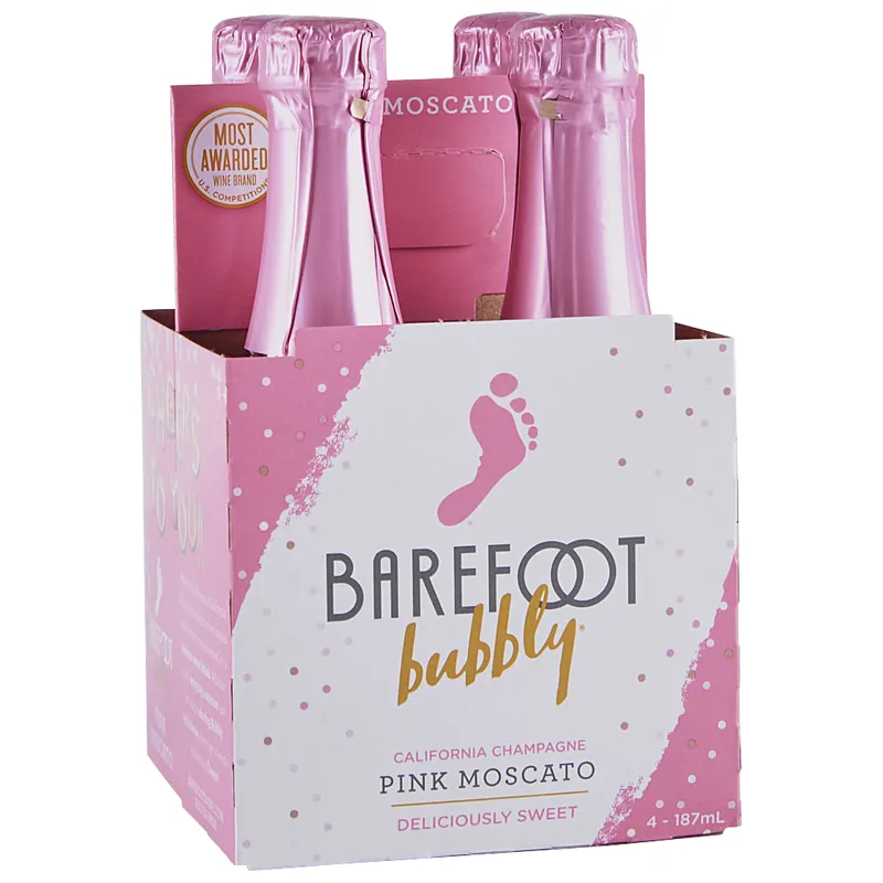 Hot Deal Barefoot Bubbly Pink Moscato