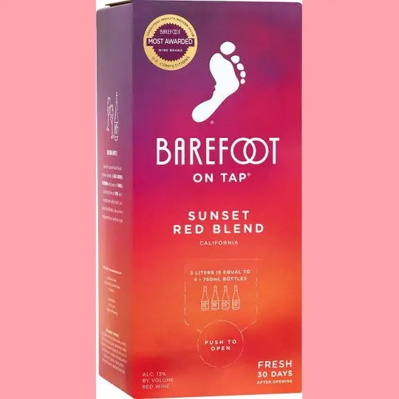 Barefoot Sunset Red Blend Modern