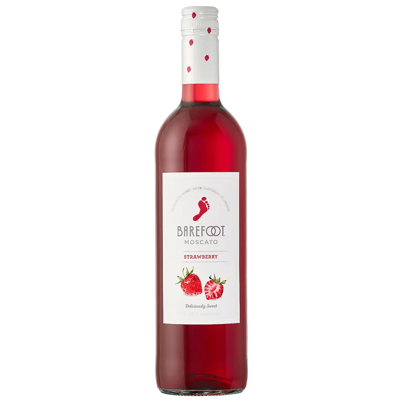 Barefoot Strawberry Moscato Fast Shipping